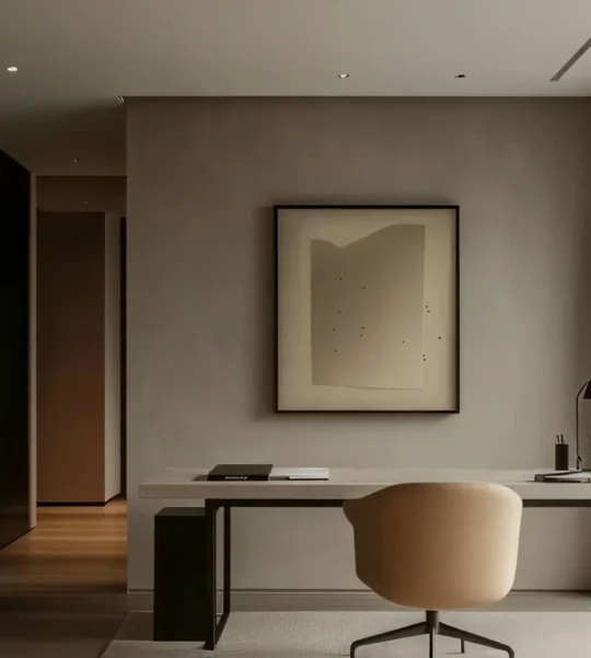 Abstract-Art-in-Minimalist-Workspace